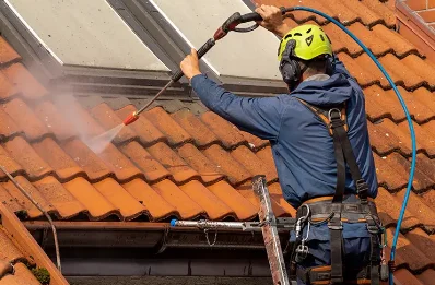 Démoussage et hydrofuge de toiture à Arradon